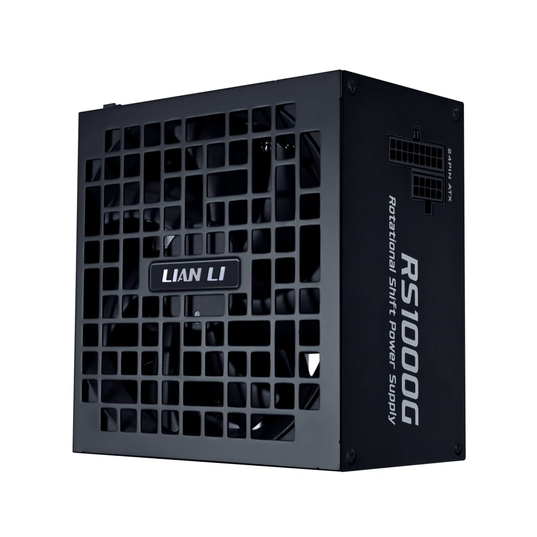 FONTE 1000W 80 PLUS GOLD LIAN LI RS1000G, ATX 3.1, FULL-MODULAR, C/ HUB USB, BLACK - RS1000G BK BR