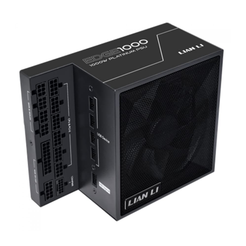 FONTE 1000W 80 PLUS PLATINUM LIAN LI EDGE, ATX 3.1, FULL-MODULAR, BLACK - EG1000 BLACK WO