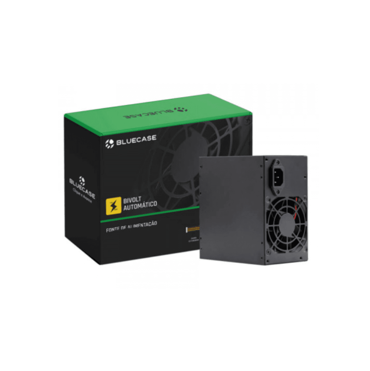 FONTE 350W BLUECASE BLU350-ATPS3, ATX PS/3, BLACK - BLU350-ATPS3
