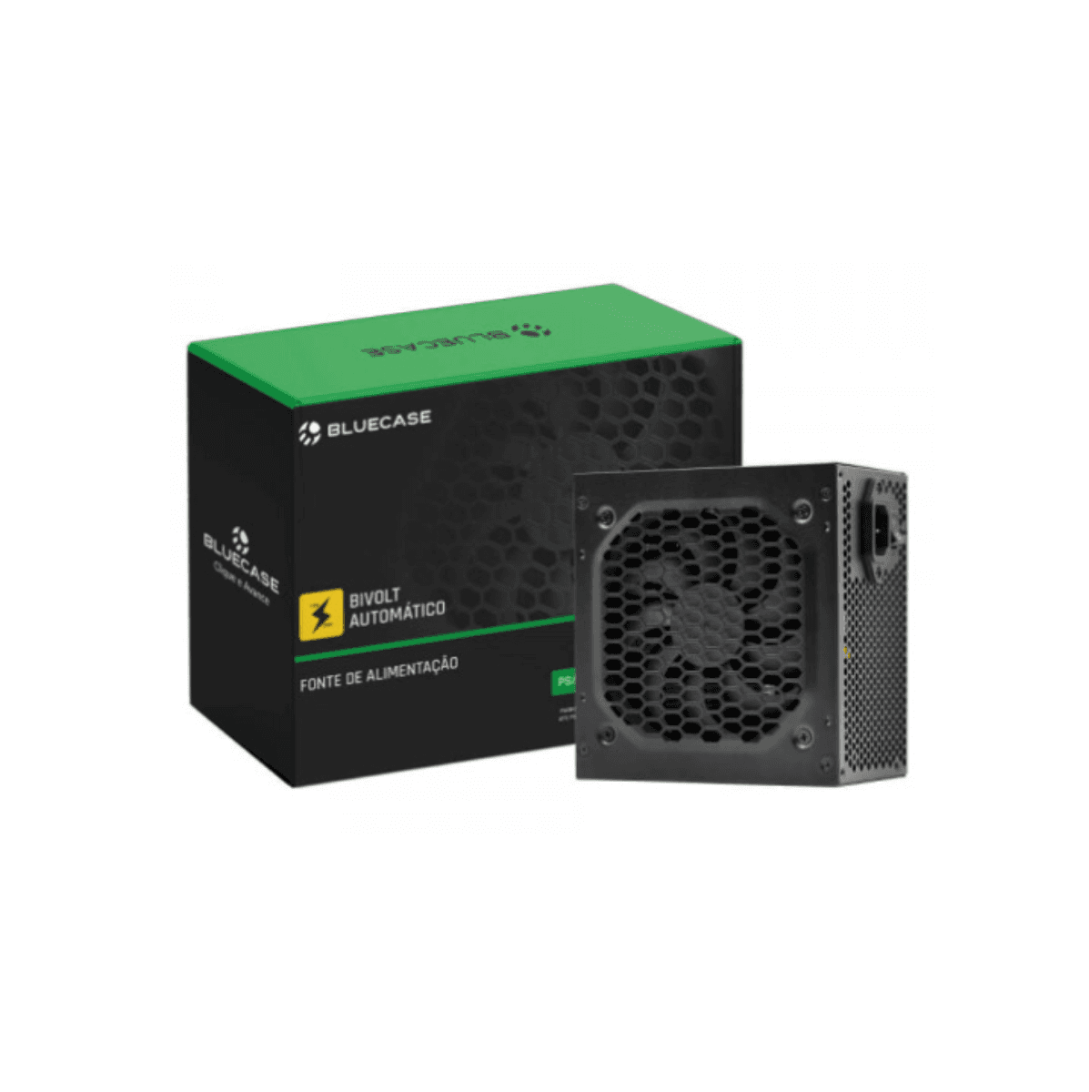 FONTE 600W BLUECASE BLU600-ATPS2, BLACK - BLU600-ATPS2BX