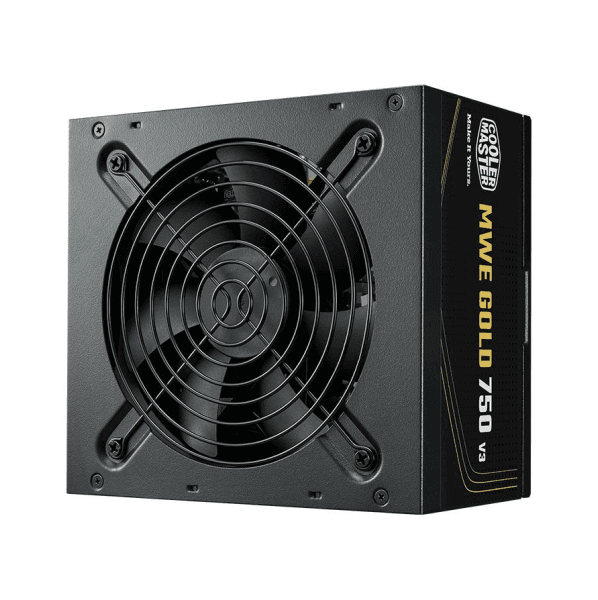 FONTE 750W 80 PLUS GOLD COOLER MASTER MWE GOLD 750 V3, ATX 3.1, BLACK - MPE-7506-ACAG-BB
