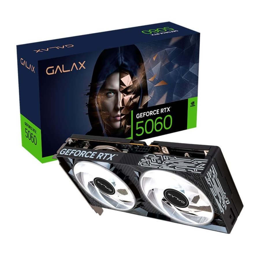 GPU GALAX RTX 5060 8GB 1-CLICK OC V2, GDDR7, 128-BITS, 3X DP / 1X HDMI - 56NSN8MDDXBO