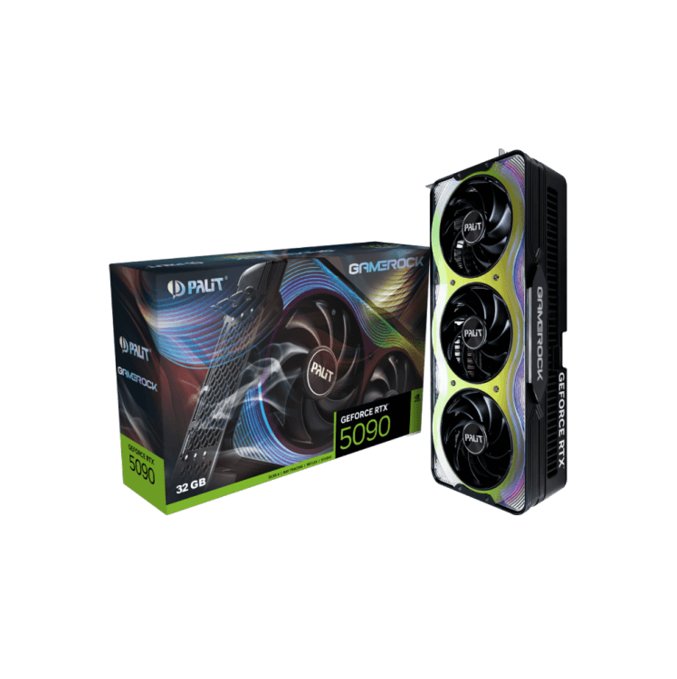 GPU PALIT RTX 5090 32GB GAMEROCK, GDDR7, 512-BITS, 3X DP / 1X HDMI - NE75090019R5-GB2020G