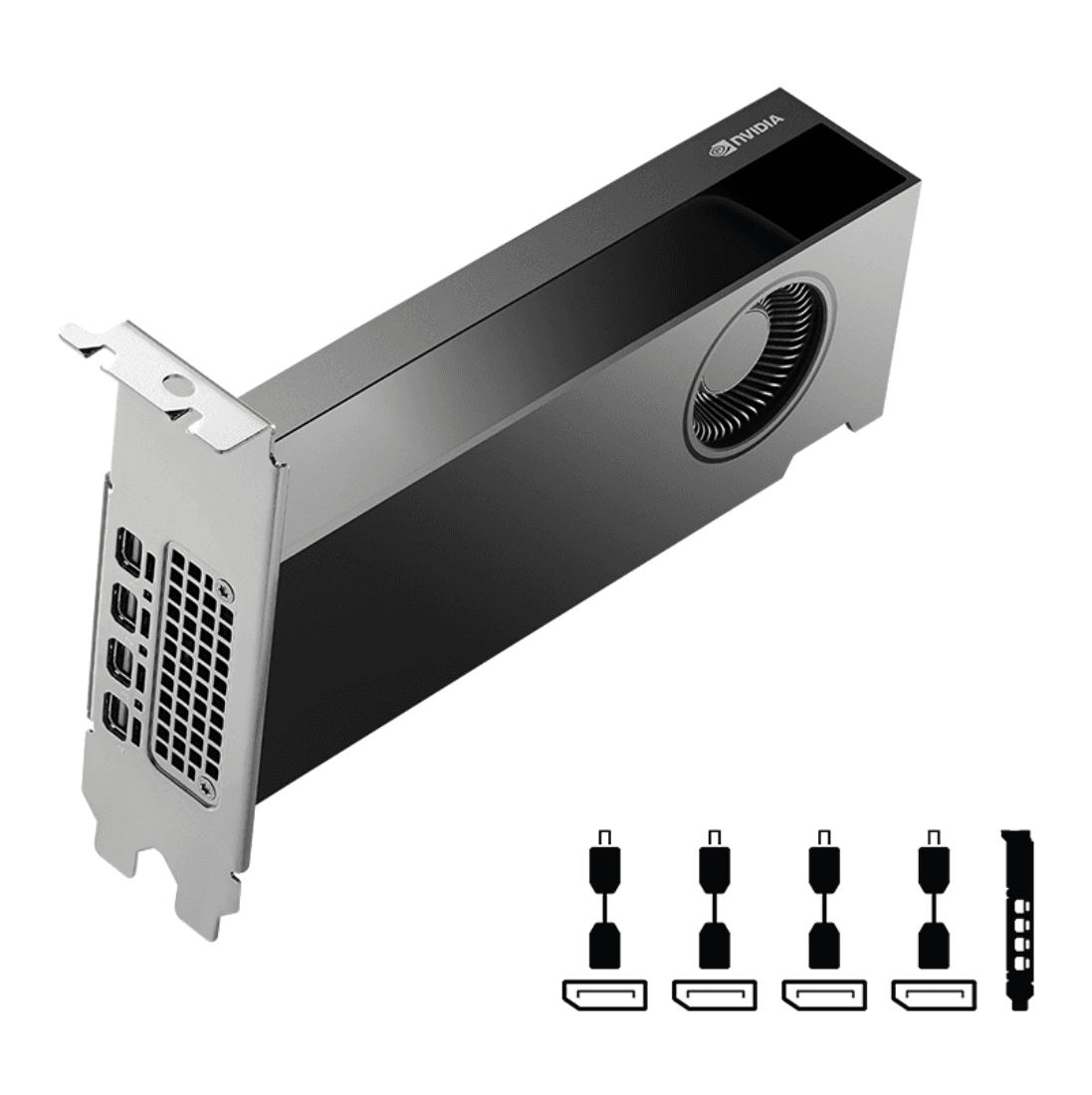 GPU PNY QUADRO RTX 2000 16GB ADA GENERATION, GDDR6, 128-BITS, 4X MDP, BLACK - VCNRTX2000ADA-PB