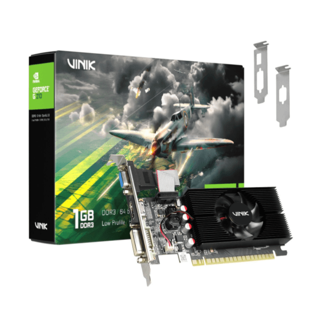 GPU VINIK G 210 1GB, DDR3, 64-BITS, 1X HDMI / 1X VGA / 1X DVI, LOW PROFILE - GPUVK2101GBLP