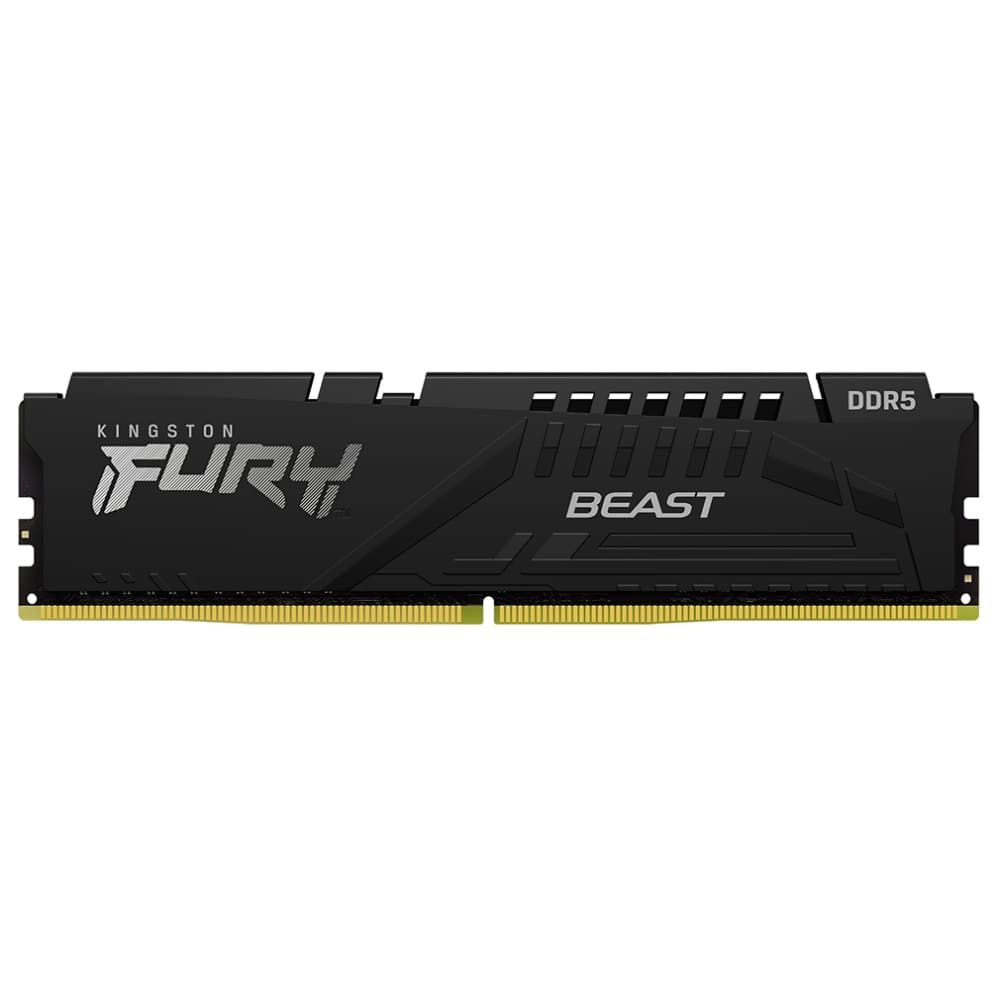 MEMÓRIA 16GB DDR5 5600MHZ KINGSTON FURY BEAST, BLACK - KF556C40BB-16