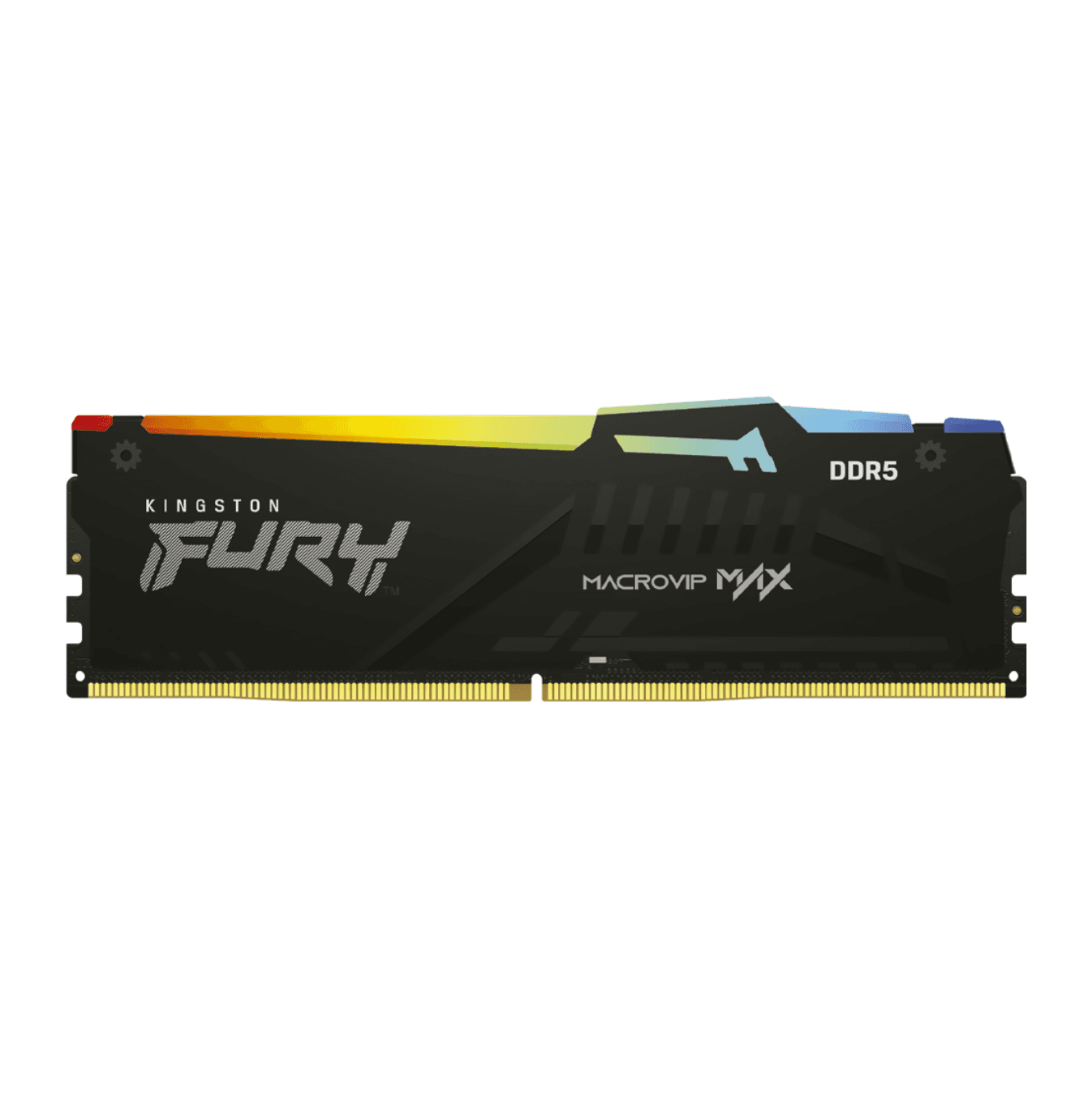 MEMÓRIA 16GB DDR5 6000MHZ MACROVIP MAX BY KINGSTON FURY, RGB, BLACK - KF560C36BBE2A-16CLLB