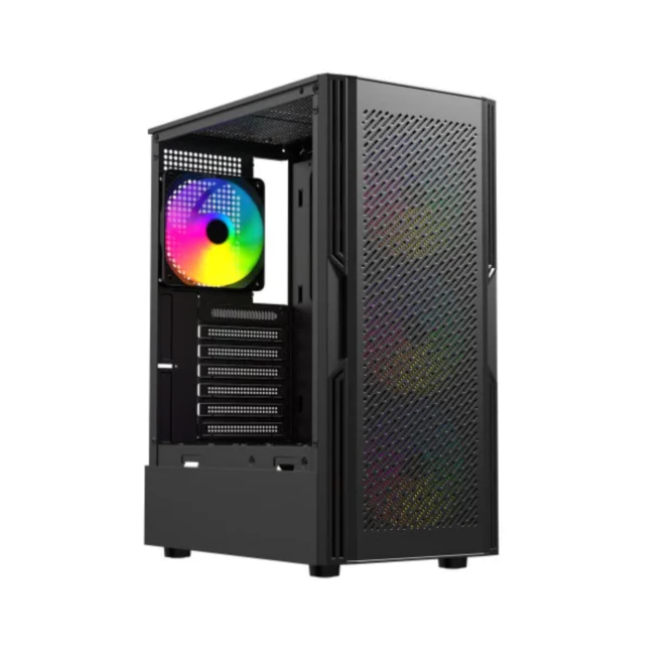 PC GAMER INTEL CORE I5 12400F - 2 X 8GB DDR4 - NVME 500GB - RTX 5060 8GB - AIRCOOLER 120MM - 650W 80P