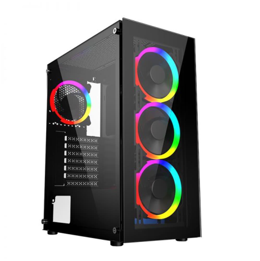 PC INTEL CORE I5 12400F - 2 X 8GB DDR4 - NVME 1TB + HD 1TB - RTX 3060 12GB - WT 240MM - 750W 80P