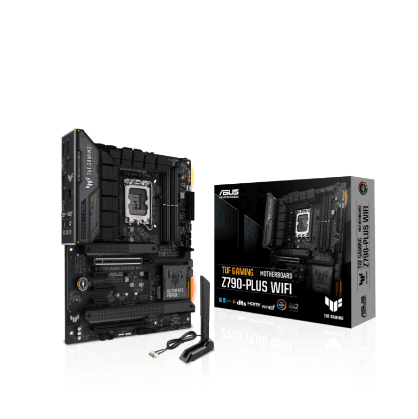 PLACA MÃE ASUS TUF GAMING Z790-PLUS WIFI, INTEL LGA 1700, ATX, WF/BLT, DDR5 - TUF GAMING Z790-PLUS WIFI