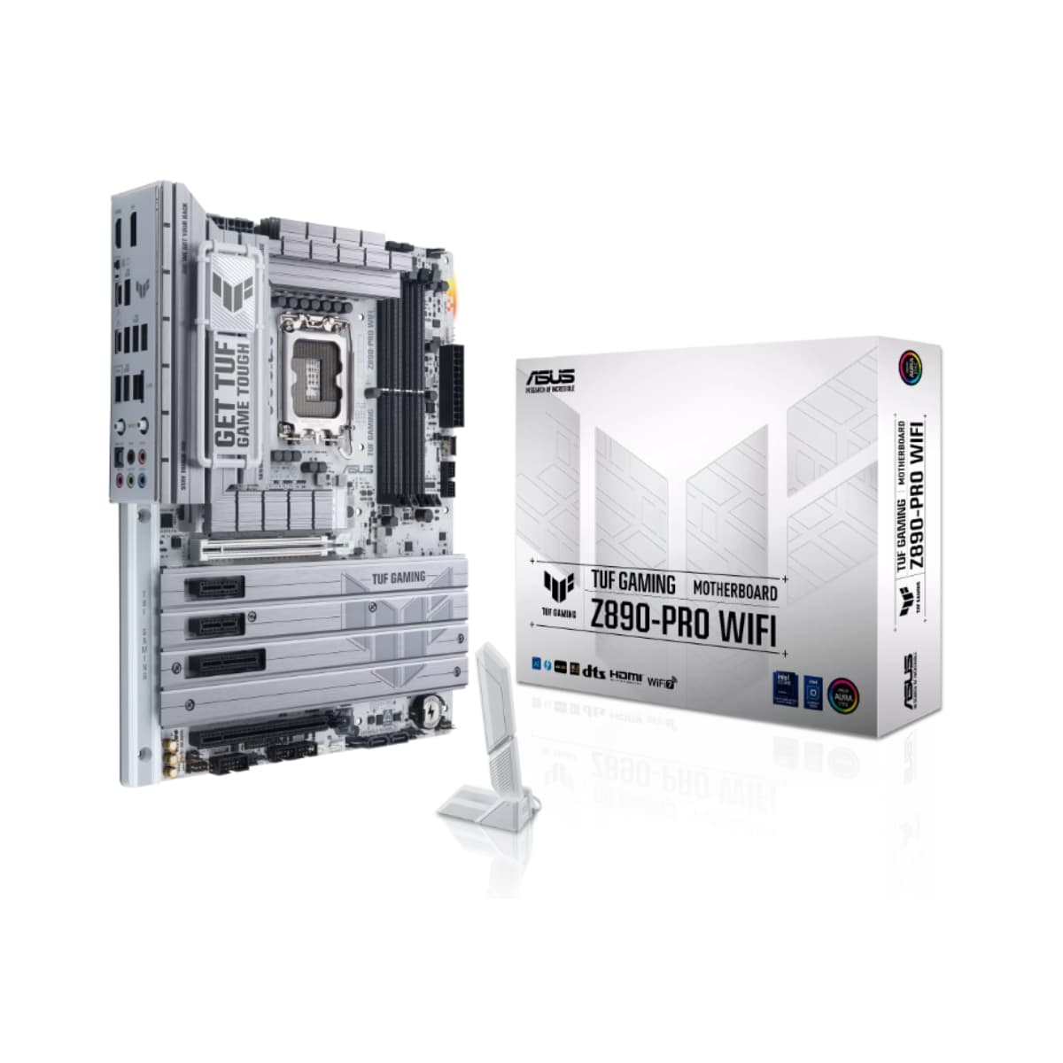 PLACA MÃE ASUS TUF GAMING Z890-PRO WIFI, INTEL LGA 1851, ATX, WF/BLT, DDR5 - TUF GAMING Z890-PRO WIFI
