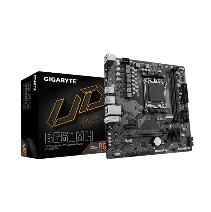 PLACA MÃE GIGABYTE B650M H, AMD AM5, MATX, DDR5 - B650M H