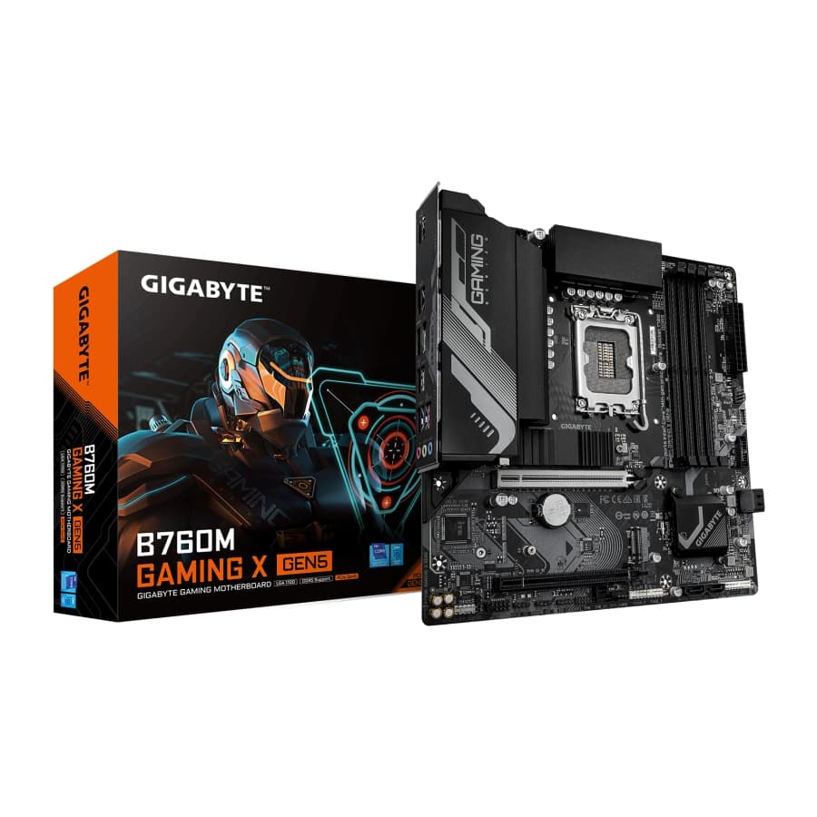 PLACA MÃE GIGABYTE B760M GAMING X GEN5, INTEL LGA 1700, MATX, DDR5 - B760M GAMING X GEN5