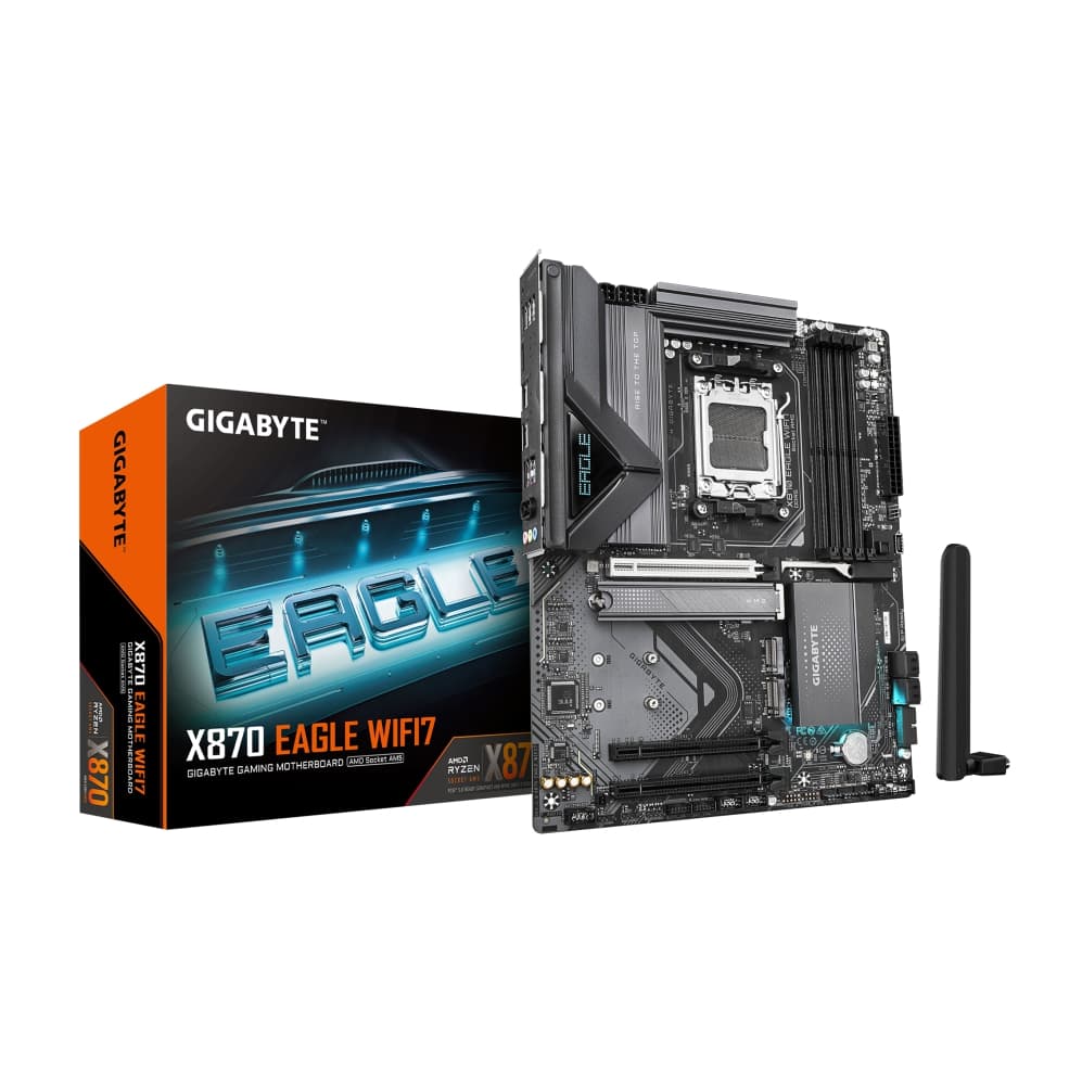 PLACA MÃE GIGABYTE X870 EAGLE WIFI7, AMD AM5, ATX, WF/BLT, DDR5 - X870 EAGLE WIFI7