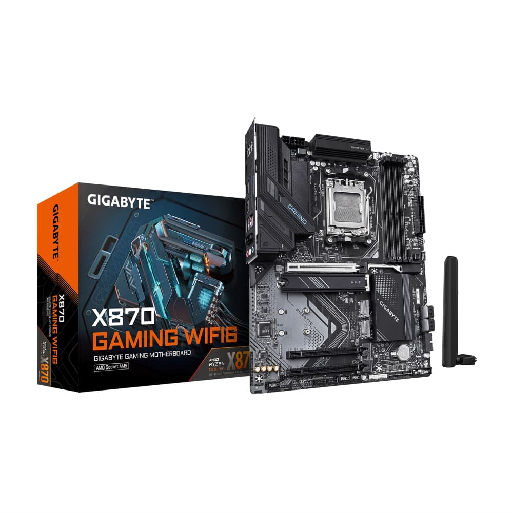 PLACA MÃE GIGABYTE X870 GAMING WIFI6, AMD AM5, ATX, WF/BLT, DDR5 - X870 GAMING WF6