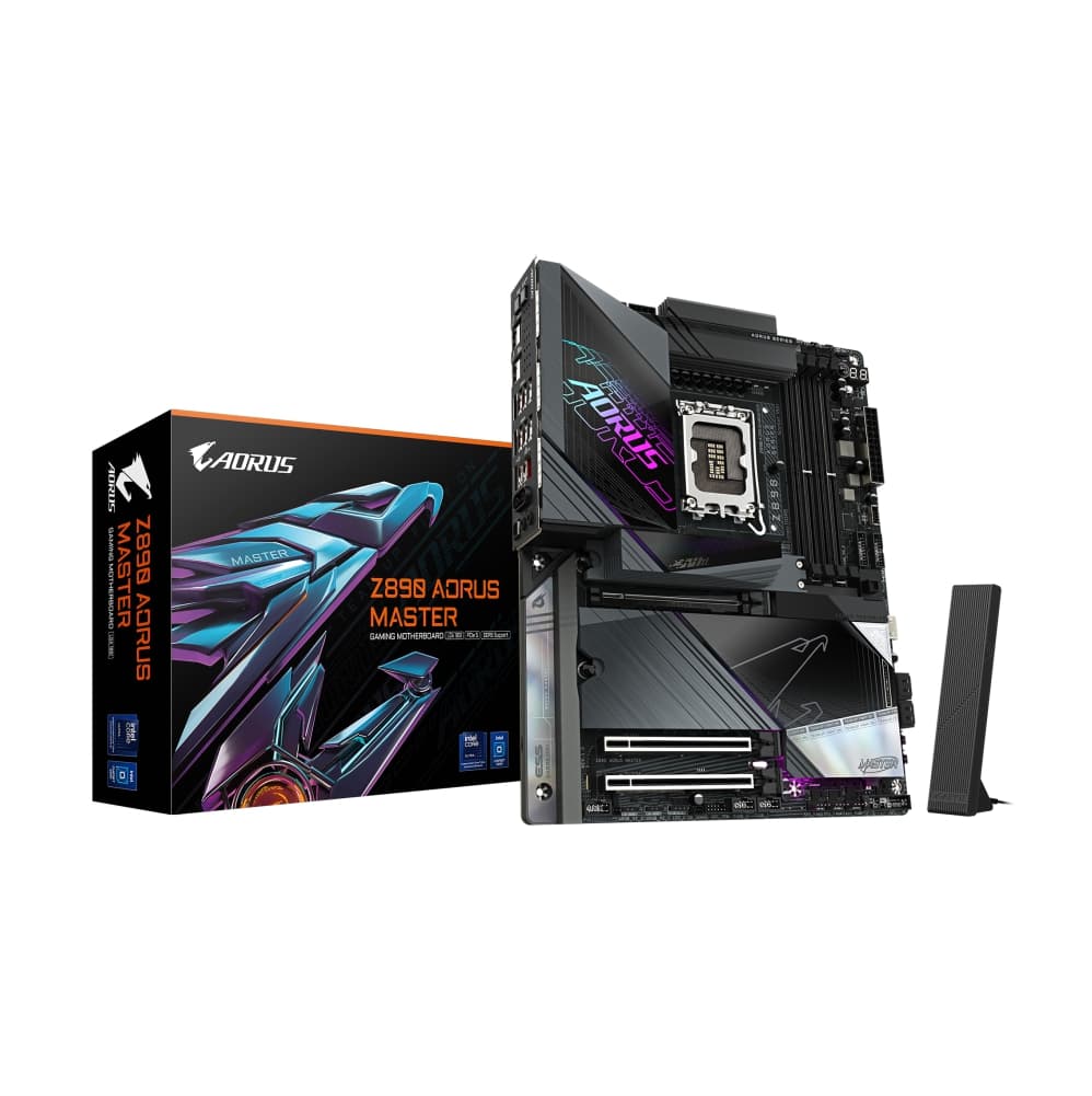 PLACA MÃE GIGABYTE Z890 AORUS MASTER, INTEL LGA 1851, ATX, WF/BLT, DDR5 - Z890 AORUS MASTER