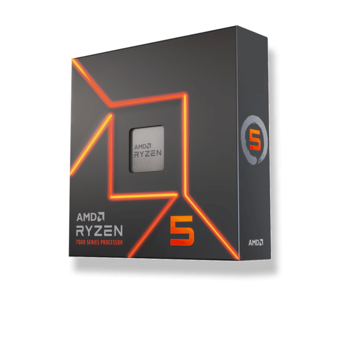 PROCESSADOR AMD RYZEN 5 7600X, 5.3GHZ MAX TURBO, CACHE 38MB, 6 CORE, 12 THREADS, AM5 - 100-100000593WOF