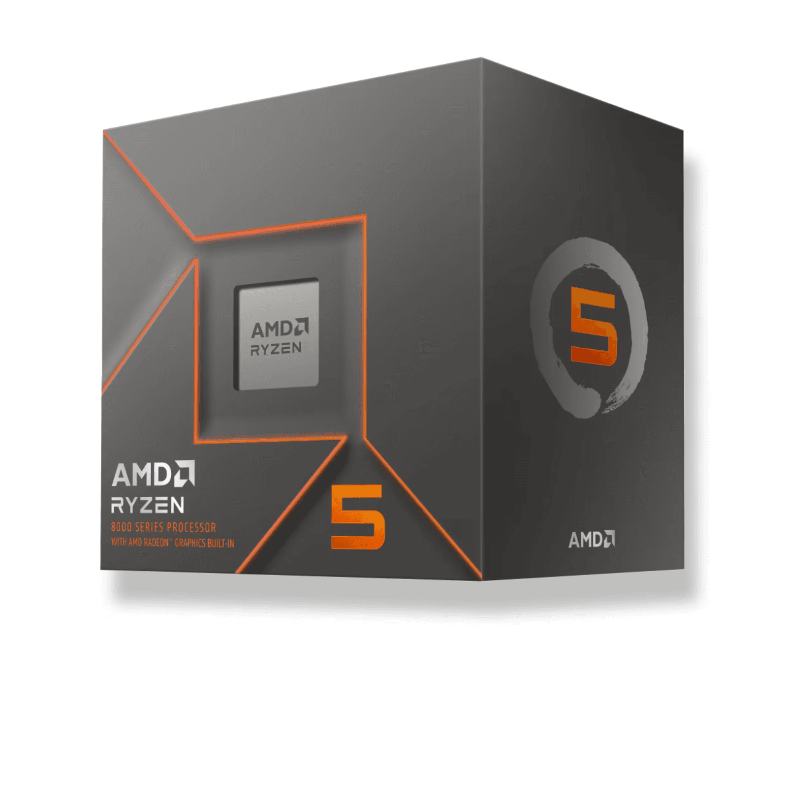PROCESSADOR AMD RYZEN 5 8400F, 4.7GHZ MAX TURBO, CACHE 22MB, 6 CORE, 12 THREADS, AM5 - 100-100001591BOX