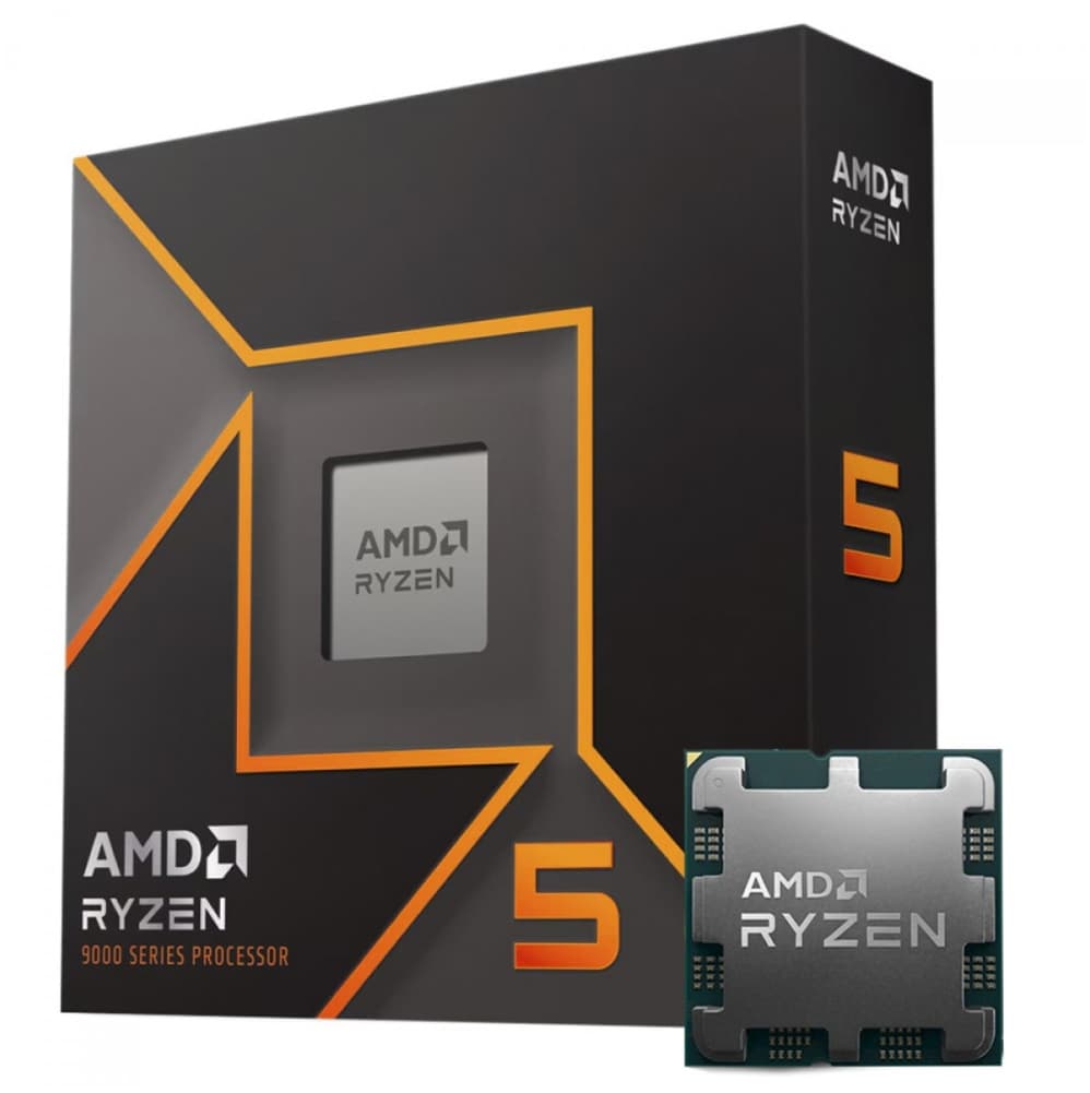 PROCESSADOR AMD RYZEN 5 9600X, 5.4GHZ MAX TURBO, CACHE 38MB, 6 CORE, 12 THREADS, AM5 - 100-100001405WOF