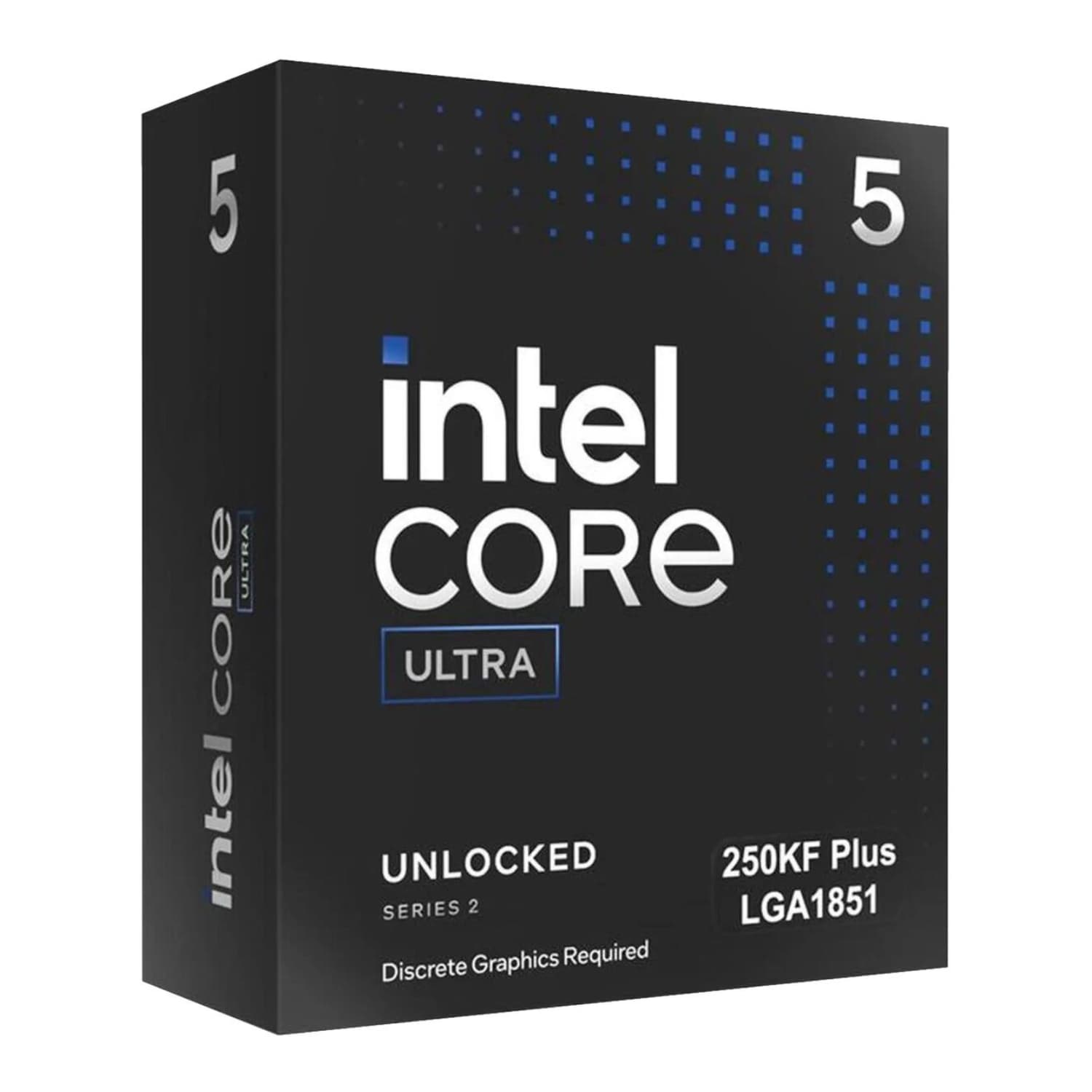 PROCESSADOR INTEL CORE ULTRA 5 250KF PLUS, 5.3GHZ MAX TURBO, CACHE 30MB, 18 CORE, 18 THREADS, LGA 1851 - BX80768250KF