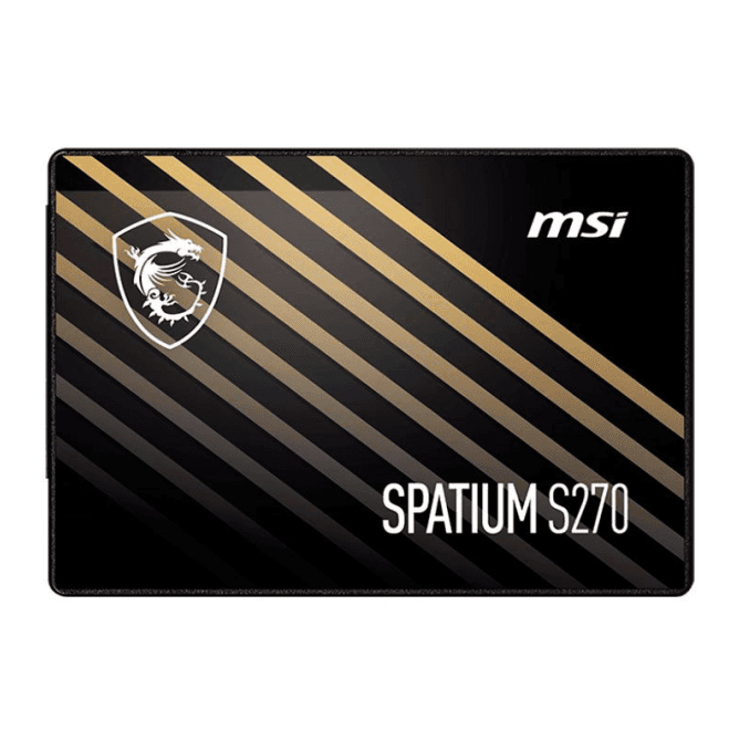 SSD 240GB MSI SPATIUM S270, SATA III 6GB/S, 2.5', LEIT 500MB/S, GRAV 400MB/S - SPATIUM S270 240GB