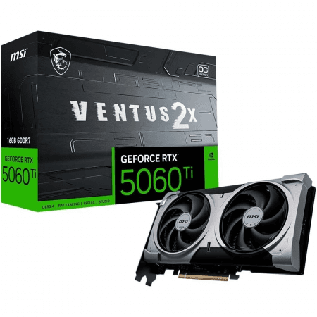 Placa de Vídeo MSI RTX 5060 Ti 16G VENTUS 2X OC, 16GB GDDR7