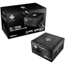Fonte ASRock Steel Legend, 750W, 80 Plus Gold, Cybenetics Gold, Full Modular, ATX 3.1, PCIe 5.1, Preto, S