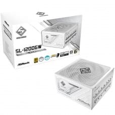 Fonte ASRock Steel Legend White, 1200W, 80 Plus Gold, Cybenetics Platinum, Full Modular, ATX 3.1, PCIe 5.
