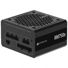 Fonte Corsair RM750e, 750W, Cybenetics Gold, PCIe 5.1, Full Modular, Preto, CP-9020295-BR