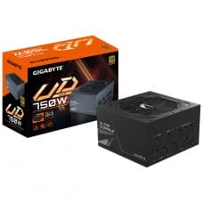 Fonte Gigabyte GP-UD750GM PG5, 750W, 80 Plus Gold, PCIE 5.0, PFC Ativo, Full Modular, GP-UD750GM PG5