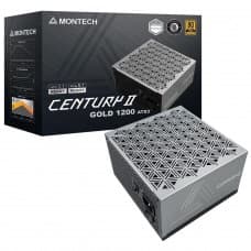 Fonte Montech Century II 1200W, 80 Plus Gold, Cybenetics Platinum, PCIe 5.1, PFC Ativo, Full Modular, Cin