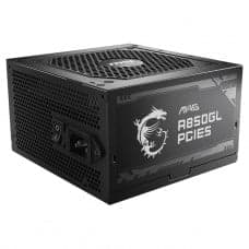 Fonte MSI MAG A850GL PCIE5, 850W, 80 Plus Gold, Cybenetics Gold, PFC Ativo, Full Modular, Preto, MAG A850