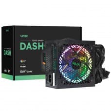 Fonte Vinik Gamer Dash 400W, RGB, Preto, VFG400WPR