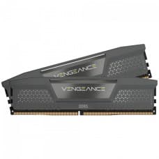 Memória DDR5 Corsair Vengeance, 16GB (2x8GB), 5200MHz, Cinza, CMK16GX5M2B5200Z40