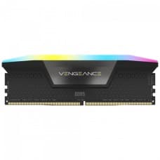 Memória DDR5 Corsair Vengeance RGB, 16GB, 5200MHz, Preto, CMH16GX5M1B5200C40