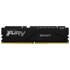 Memória DDR5 Kingston Fury Beast, 16GB, 6400MHz, Preto, KF564C32BBE-16