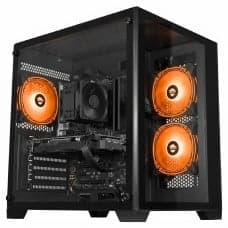 PC GAMER CAPTAIN Intel Core i5 12400F / AMD Radeon RX 7600 / 16GB DDR4 / SSD 480GB