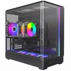 PC Gamer Montech LvL 2 AMD Ryzen 5 5500 / Radeon RX 9060 XT 16GB / 16GB DDR4 / SSD 512GB
