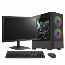 PC GAMER SOLDIER Intel Core i3 8100 / AMD Radeon RX 550 / 8GB DDR4 / SSD 256GB / Monitor 19 Pol