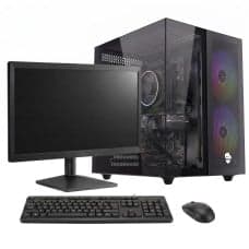 PC GAMER SOLDIER Intel Core i3 8100 / AMD Radeon RX 580 / 16GB DDR4 (2X8GB) / SSD 512GB / Monitor 19 Pol
