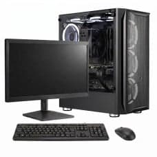 PC GAMER SOLDIER Intel Core i5 8400 / AMD Radeon RX 550 / 8GB DDR4 / SSD 256GB / Monitor 19 Pol