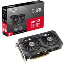 Placa De Vídeo Asus Dual AMD Radeon RX 7600 EVO OC Edition, 8GB, GDDR6, FSR, Ray Tracing, DUAL-RX7600-O8G