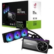 Placa de Vídeo Asus Rog Astral LC NVIDIA GeForce RTX 5090 OC, 32GB, GDDR7, DLSS, Ray Tracing, ROG-ASTRAL-