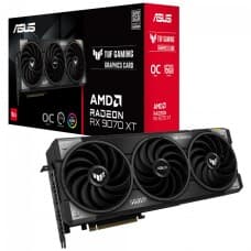 Placa de Vídeo Asus TUF Gaming AMD Radeon RX 9070 XT OC Edition, 16GB, GDDR6, FSR, Ray Tracing, TUF-RX907