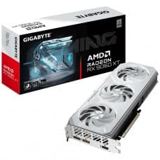 Placa de Vídeo Gigabyte AMD Radeon RX 9060 XT Gaming OC ICE, 16GB, GDDR6, FSR, Ray Tracing, White, GV-R90