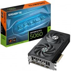 Placa de Vídeo Gigabyte NVIDIA GeForce RTX 5060 Eagle OC, 8GB, GDDR7, DLSS, Ray Tracing, GV-N5060EAGLE OC