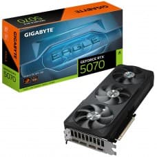 Placa de Vídeo Gigabyte NVIDIA GeForce RTX 5070 Eagle OC SFF, 12GB, GDDR7, DLSS, Ray Tracing, GV-N5070EAG