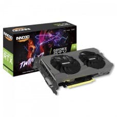 Placa de Vídeo INNO3D GeForce RTX 3050 TWIN X2 V2, 6GB, GDDR6, DLSS, Ray Tracing, N30502-06D6-1880VA60