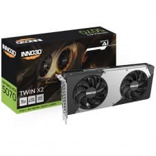 Placa de Vídeo INNO3D NVIDIA GeForce RTX 5070 TWIN X2, 12GB, GDDR7, DLSS, Ray Tracing, N50702-12D7-195064