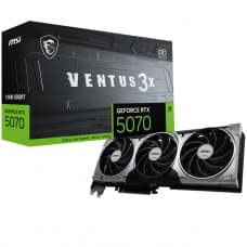 Placa de Vídeo MSI NVIDIA GeForce RTX 5070 Ventus 3X OC, 12GB, GDDR7, DLSS, Ray Tracing, G5070-12V3C